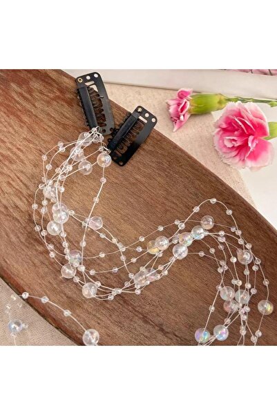 Choice1 2pcs NEW Beautiful Women Girl Mermaid Beads Tassel Hair Clip Sweet Po...