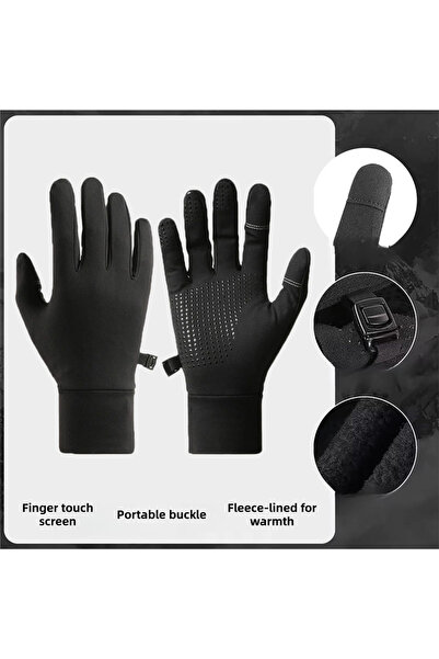 choice2 XL Black Windproof Waterproof Touch Screen Winter Gloves for Men Wome...