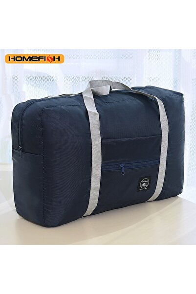 Choice3 navy blue Homefish Folding Travel Storage Bag Large Capacity Luggage ...
