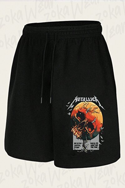 ZOKAWEAR Unisex σορτς με στάμπα Metallica Design