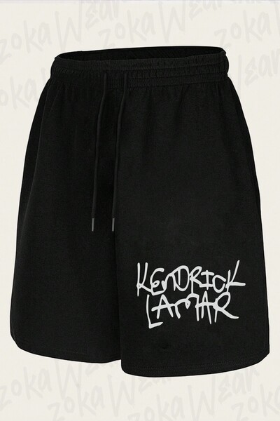 ZOKAWEAR Unisex Kendrick Lamar Logo Design Printed Shorts