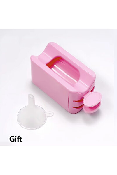 Choice Box-Pink LINMADA Nail Powder Recycling Box With Scoop Nail Art Box Nai...