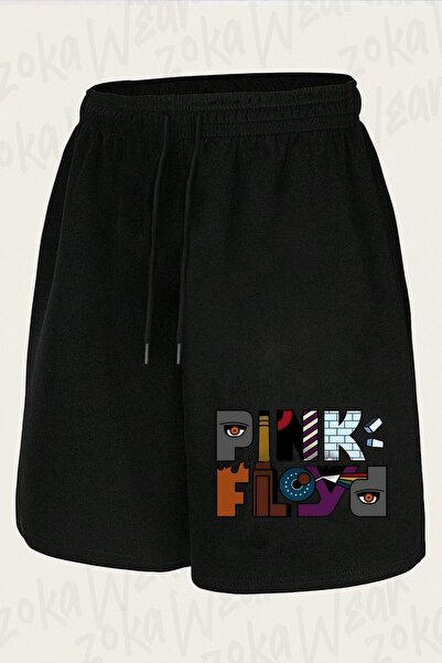 ZOKAWEAR Unisex σορτς με στάμπα Pink Floyd v15