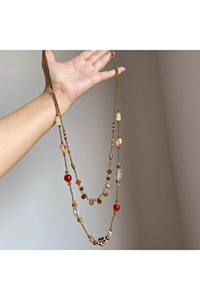 Choice YG4174-1 Ethnic Retro Ceramic Flower Glass Droplet Geometric Beaded Do...