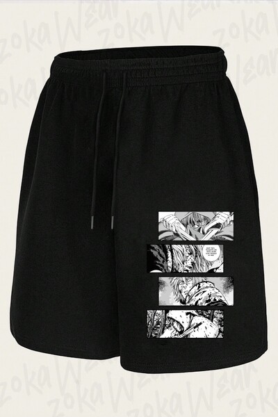 ZOKAWEAR Unisex Vinland Saga Thorfinn (Manga) Design Printed Shorts