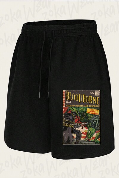 ZOKAWEAR Unisex Bloodborne Comic Cover Fan Art Design Printed Shorts