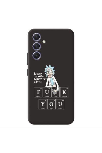 Other Samsung A26 Rick Scince is wise Black Colored Silicone TPU Θήκη