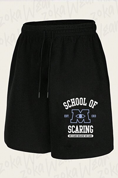 ZOKAWEAR Unisex Monsters University Design Printed Shorts