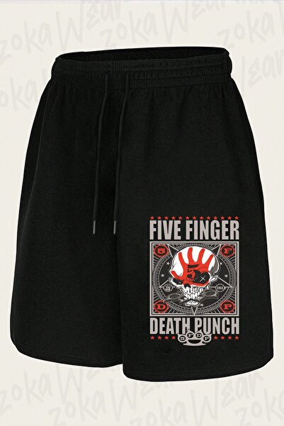ZOKAWEAR Унисекс шорти с щампа на дизайн  "Knuckle Five Finger Death Punch "