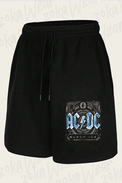 ZOKAWEAR Unisex Ac Dc Design Printed Shorts