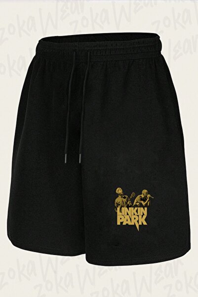 ZOKAWEAR Unisex σορτς με στάμπα Linkin Park II Design