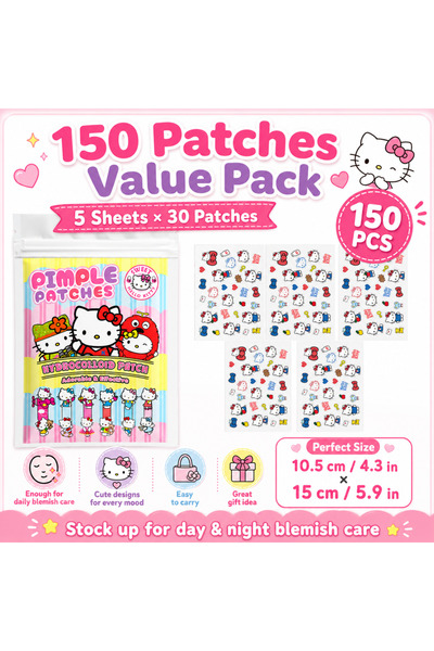 Choice 150PCS 150PCS Hello Kitty Cute Face Stickers, Hydrocolloid Pimple Patc...