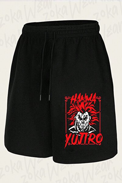 ZOKAWEAR Unisex Yujiro Hanma Baki Design Printed Shorts
