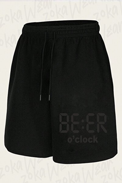 ZOKAWEAR Unisex Beer O Clock Design Printed Shorts