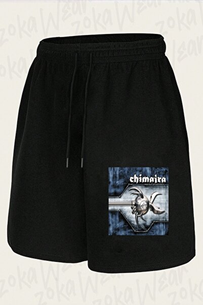 ZOKAWEAR Unisex Chimaira Design Printed Shorts