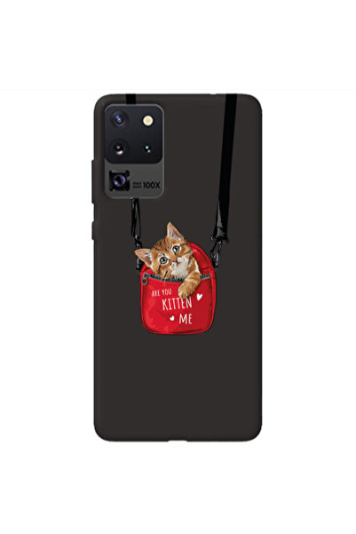 Other Samsung S20 Ultra Are you kitten Black Colored Silicone TPU Θήκη