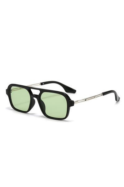Choice13 MULTI 7 Vintage Metal Frame Sunglasses For Women Men Square Black Re...