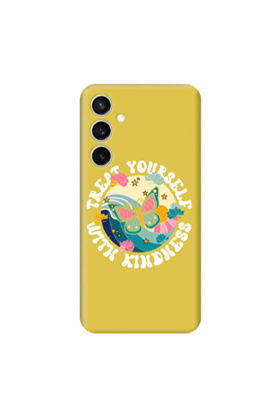 Other Samsung S24 Plus Kindless Yourself Yellow Colored Silicone TPU Θήκη