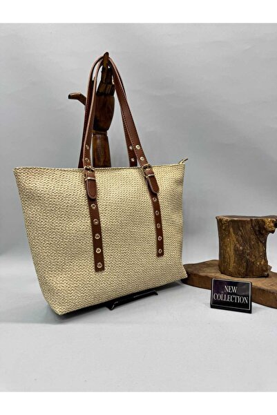 WİKİDAYS.S MODA TRENDİ Women's Shoulder Bag with Wicker Look Leather Strap - ...