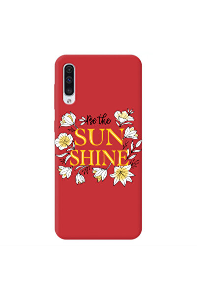 Other Samsung A50 Sun Shine Red Colored Silicone TPU Θήκη