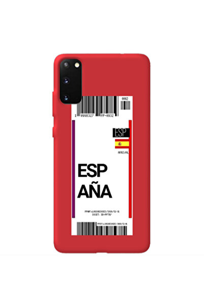 Other Samsung S20 Espana Arrival Red Colored Silicone TPU Θήκη