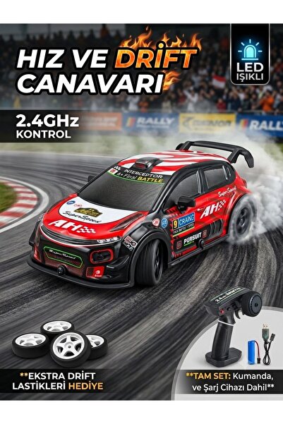 ARAD PRO 4x4 Drift Arabası - 25 km/s Hızlı Uzaktan Kumandalı RC Yarış Aracı, ...
