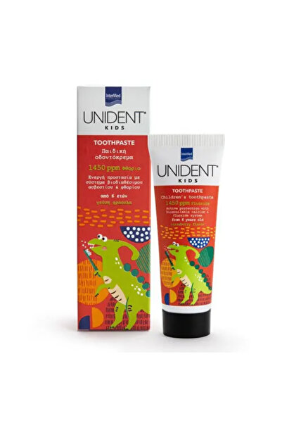 İNTERMED Unident Παιδική Οδοντόκρεμα 1450ppm 50ML