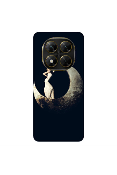 Other Xiaomi Poco X7 Woman in moon Transparent Silicone TPU Θήκη