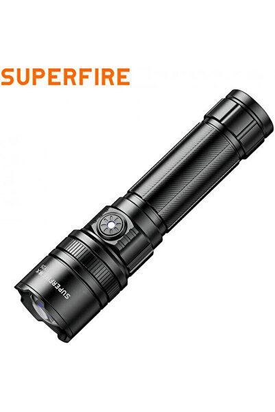 Supfire Επαναφορτιζόμενος φακός LED IP44 με μέγιστη φωτεινότητα 600lm