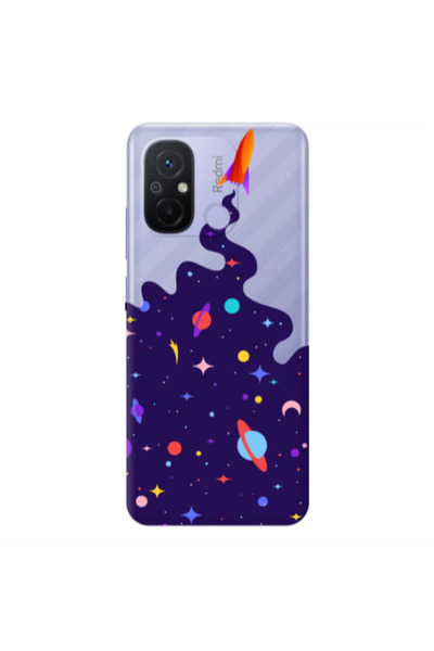 Other Xiaomi Redmi 12C Rocket Transparent Silicone TPU Θήκη