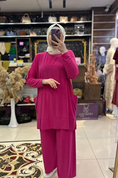 HÜMEYRA BUTİK Sandy Two-Pocket Set