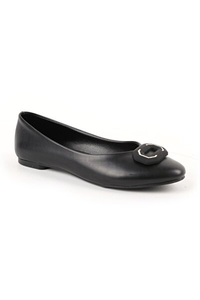 LBR Γυναικεία παπούτσια μπαλαρίνας Classic Slip-on με γεωμετρική αγκράφα Moth...