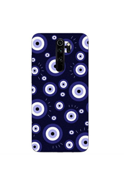 Other Xiaomi Redmi Note 8 Pro Purple evil eye bead Transparent Silicone TPU Θήκη