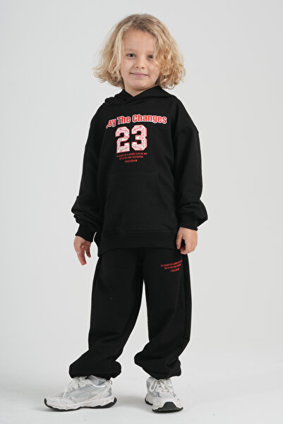 HayKids Παιδικό Unisex Σετ με φούτερ με κουκούλα με στάμπα "Enjoy The Changes...