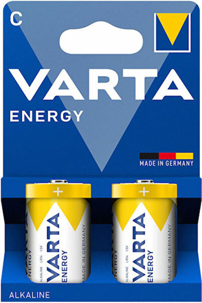 Varta Υψηλής Ενέργειας Αλκαλικές Μπαταρίες C 1.5V 2 τεμάχια Κωδικός: VARTA-C-...