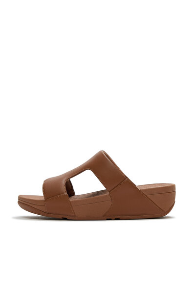 Fitflop Lulu Leather H Bar Slides For Womens