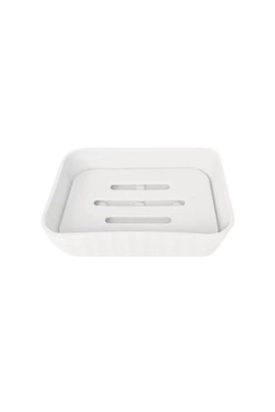 Tradesor Σαπουνοθήκες μπάνιου πλαστικές - Σετ 9pcs - White - 21532
