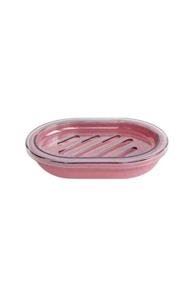 Tradesor Σαπουνοθήκες μπάνιου πλαστικές - Σετ 9pcs - Pink - 21766