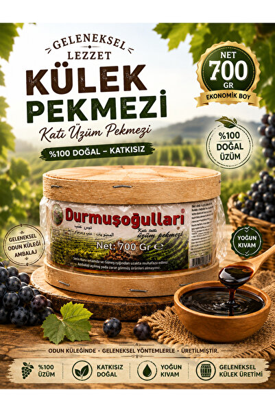 REŞATBEY BS Durmuşoğulları Külek Pekmezi 700 Gr Katı Üzüm Pekmezi | Gelenekse...