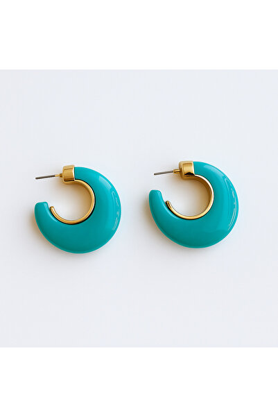 Venus Design Colorful Hoop Earrings