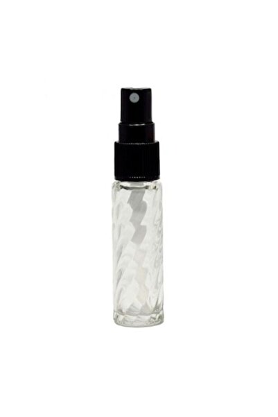 OEM Flacon cosmetic din sticlă transparentă striată cu pulverizator, Pulveriz...