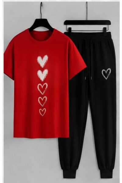 ship master Summer Collection New Arrival T-Shirt & Shorts Set Printed Patter...