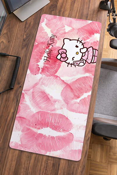 Milura Hello Kitty 40x90 ProControl Mouse Pad Gaming Mousepad Kaymaz Taban Bü...