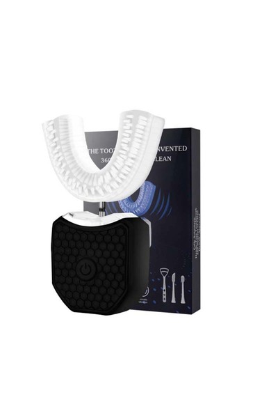 Choice black U Shape Tooth Brush Wireless Electric Adult Sonic Toothbrush Por...