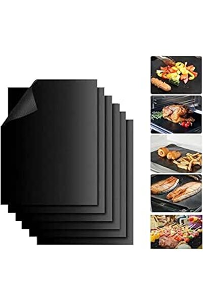Arabest BBQ Grill Mat, 5 Pack Non Stick Reusable Baking Sheet, Heat Resistant...