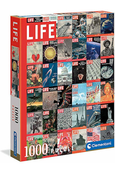 CLEMENTONI Colecția Life Puzzle cu Coperte de Reviste 2D 1000 Piese Cod: 39636