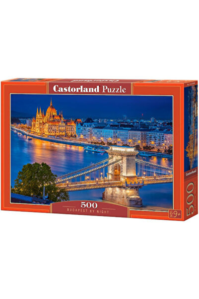 Castorland Puzzle Budapesta Noaptea 2D 500 Piese Cod: 53940