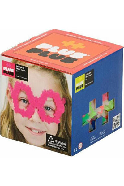 Plus Plus Set de construcție Mini Neon pentru copii de 3+ ani, 600 de piese, ...