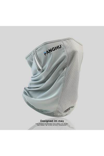 Choice3 gray Mesh Breathable Ear Loop Mask Elastic Sunscreen Anti-UV Face Cov...