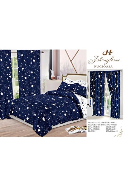 naniland.ro Duvet Cover Set 2 Persons 8 Pieces Without Stretchy 200x230 cm, M...